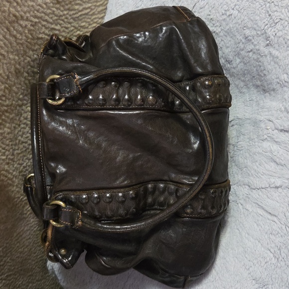 Campomaggi Leather Studded bag - Picture 7 of 11